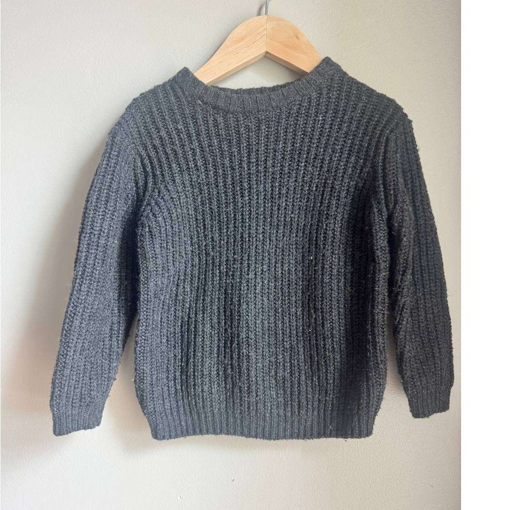 Zara Chunky Ribbed Knit Sweater Academia 18-24M Preppy Scandi Baby Minimalist
